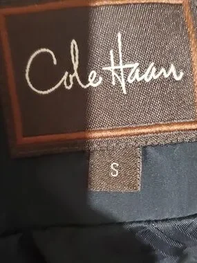Cole Haan | Jackets & Coats | Cole Haan Black Rain Jacket With Defect ...